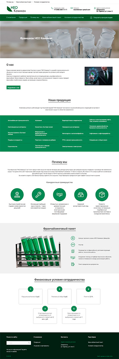Франшиза НЕО Кемикал