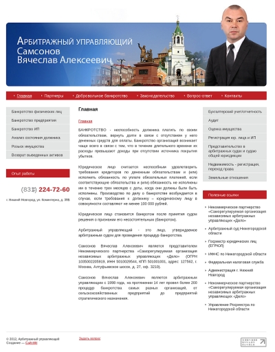 Арбитражный управляющий (ООО «КОНСУЛЬТАНТ»)